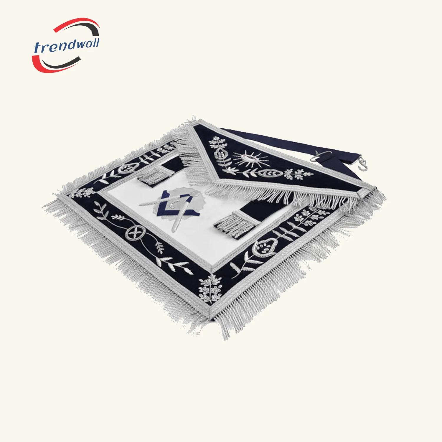 Junior Deacon Blue Lodge Officer Apron - Dark Blue