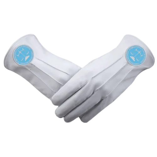 International Masons Gloves - Monitor Department White Leather