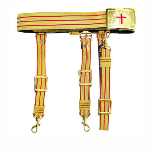 Past Commander Knights Templar Commandery Regalia Belt