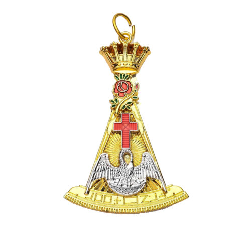 18th Degree Rose Croix Scottish Rite Collar Jewel