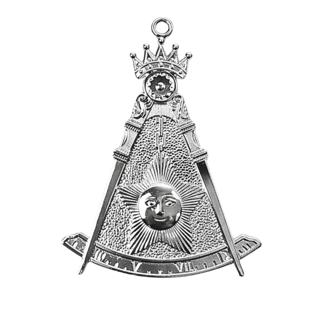 Past Master Blue Lodge Collar Jewel - SIlver Craft