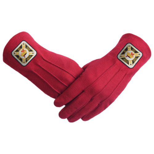 Knights Templar Commandery Gloves