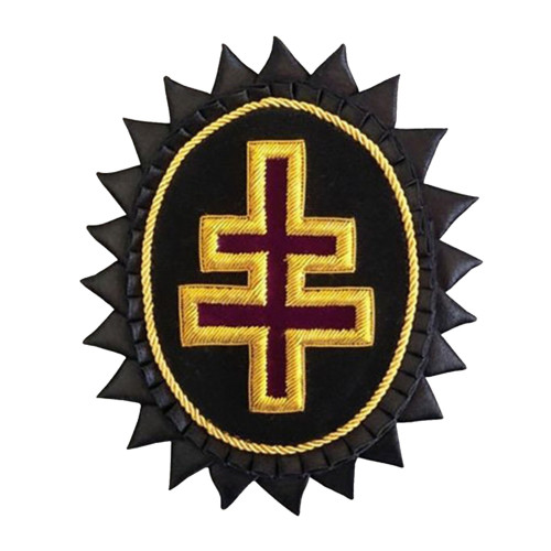 Grand Encampment Officer Knights Templar Commandery Chapeau Emblem