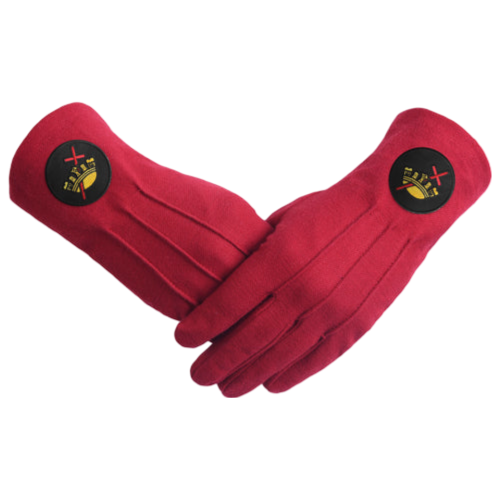 Knights Templar Commandery Gloves 