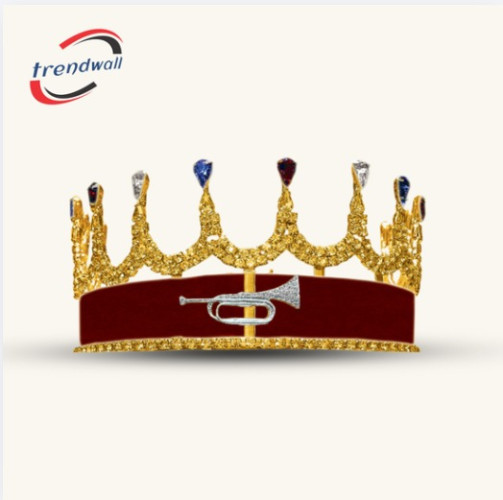 HOJ Crown with Red Velvet