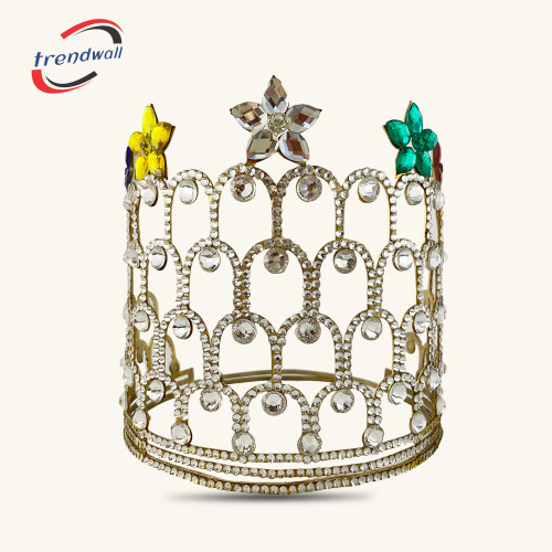 Masonic OES Five Stars Big Tall Temple Style Crown