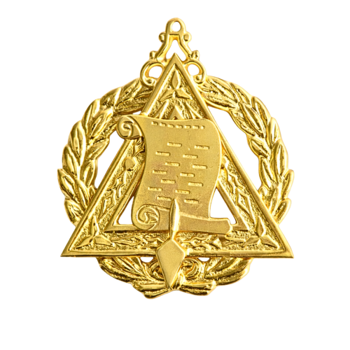 Grand Orator Royal & Select Masters Officer Collar Jewel - Gold Plated