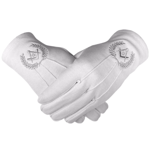 Master Mason Blue Lodge Gloves