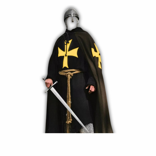 Knight Templar Medieval Tunic & Cloak