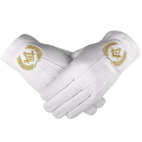 Master Mason Blue Lodge Gloves