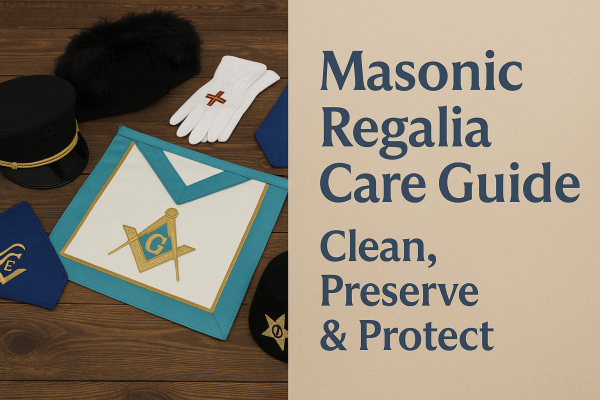 Masonic Regalia Care: Cleaning & Storage Tips