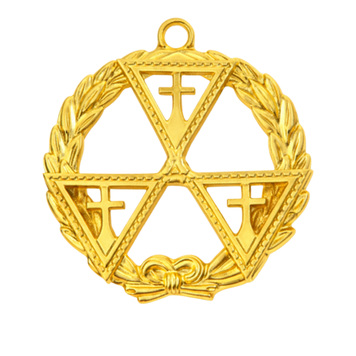 Grand Prelate Knights Templar Commandery Officer Collar Jewel