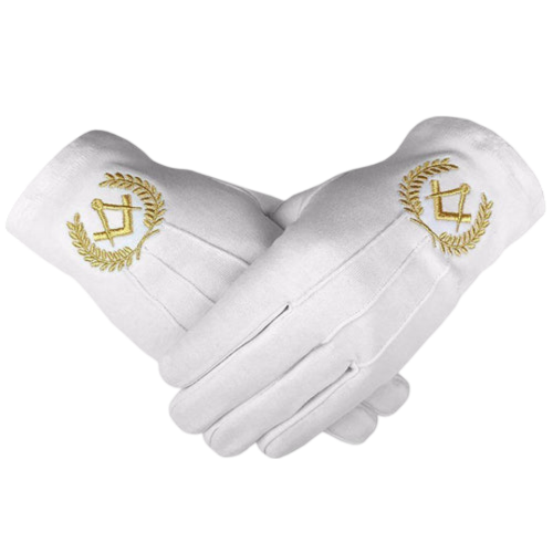 Master Mason Blue Lodge Gloves