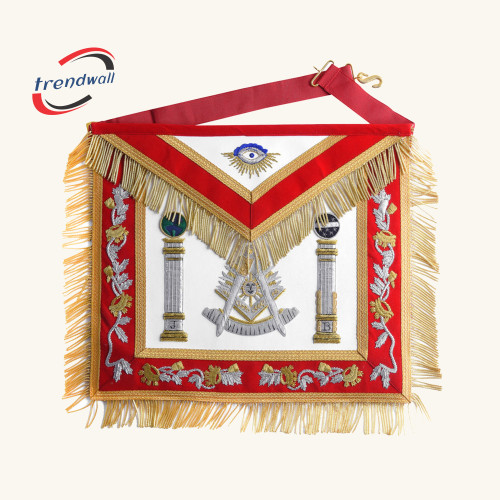 Past Master Blue Lodge California Regulation Apron 