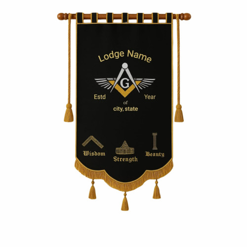 Master Mason Blue Lodge Banner