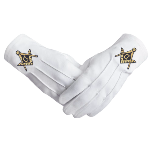 Master Mason Blue Lodge Gloves