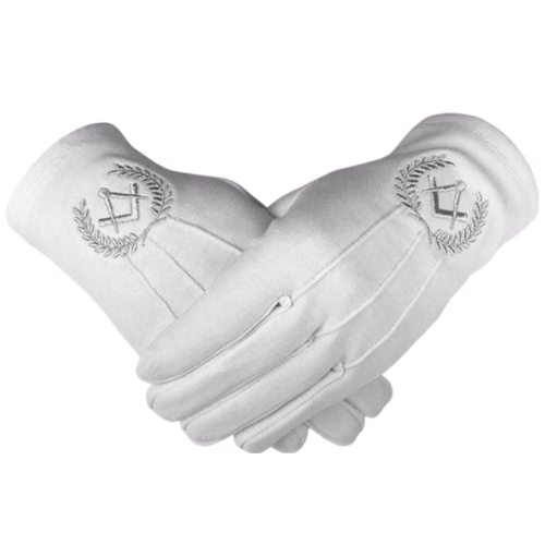 Master Mason Blue Lodge Gloves