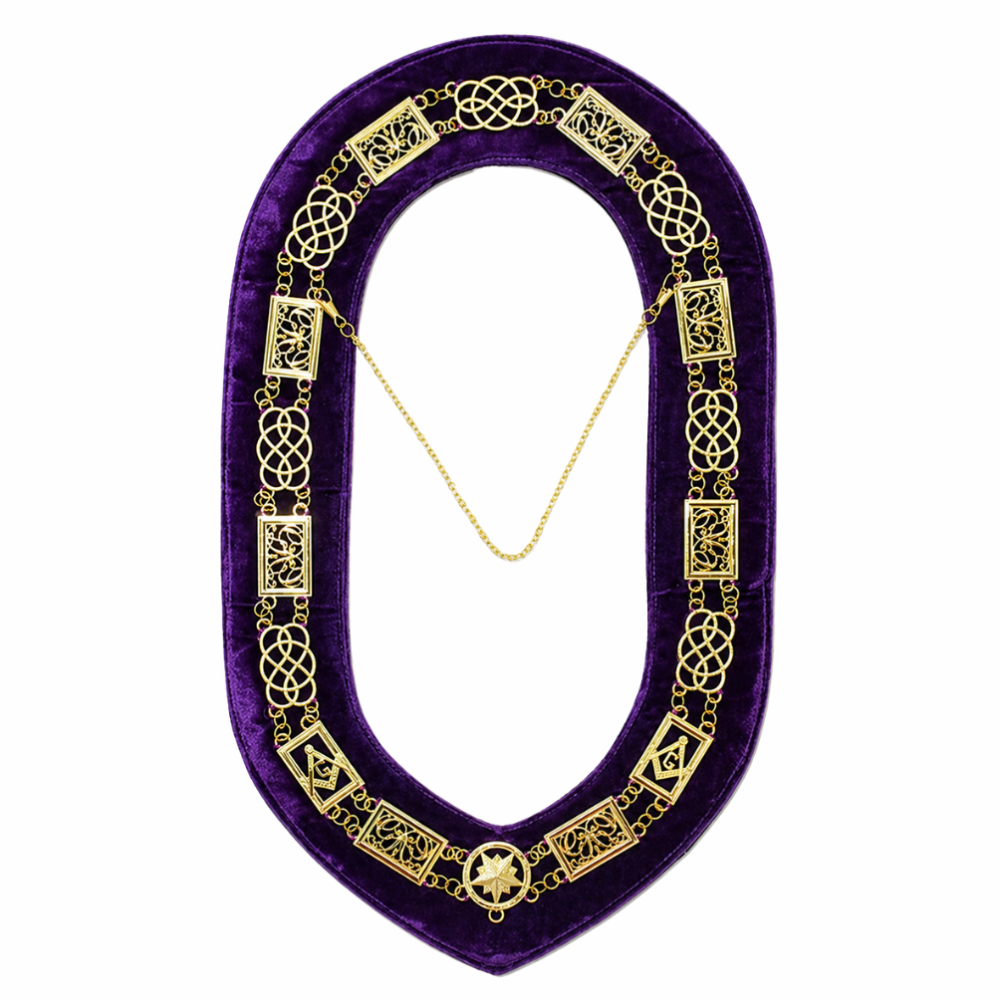 Grand Officers Blue Lodge Chain Collar