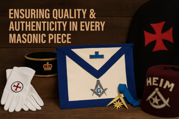 Quality Masonic Regalia: How We Ensure Authentic Craftsmanship