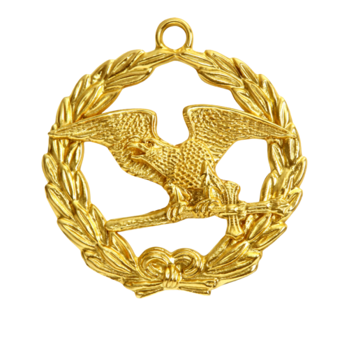 Grand Junior Warden Knights Templar Commandery Officer Collar Jewel