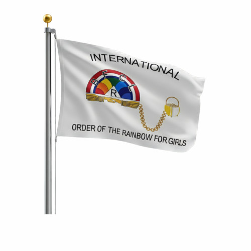 International Order of The Rainbow For Girls Flag