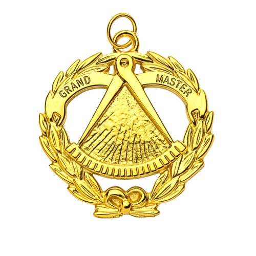 Grand Master Blue Lodge Collar Jewel - Gold Plated