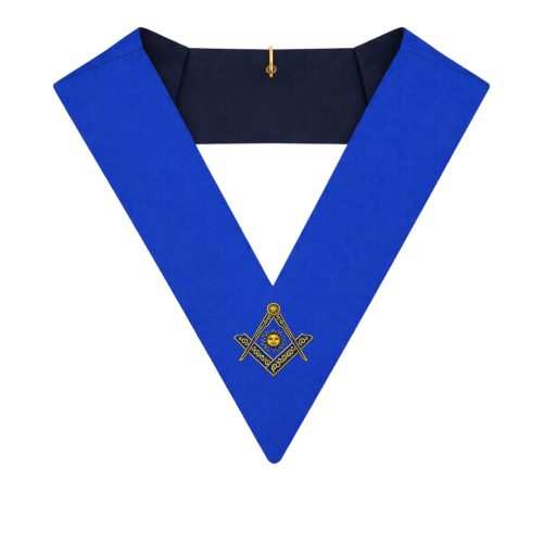 Senior Deacon Blue Lodge Collar – Royal Blue
