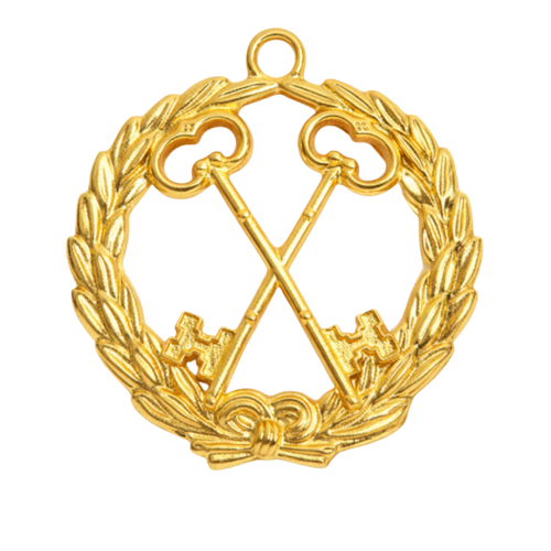 Grand Treasurer Knights Templar Commandery Officer Collar Jewel