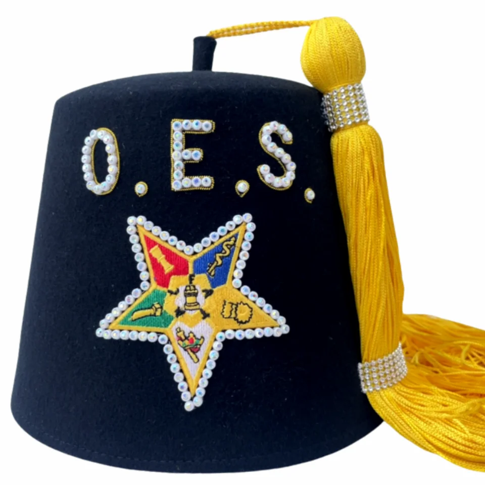 OES Black Fez Hat