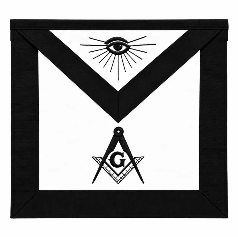 Master Mason Blue Lodge Funeral Apron