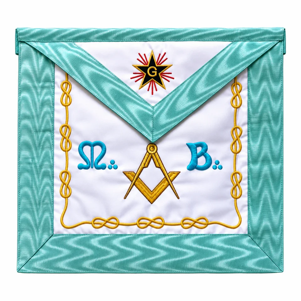 Master Mason Blue Lodge French Apron