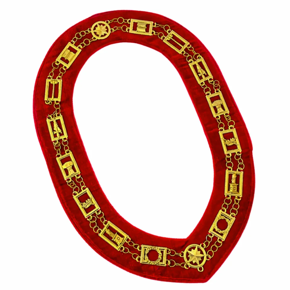 Masonic Amaranth Chain Collar