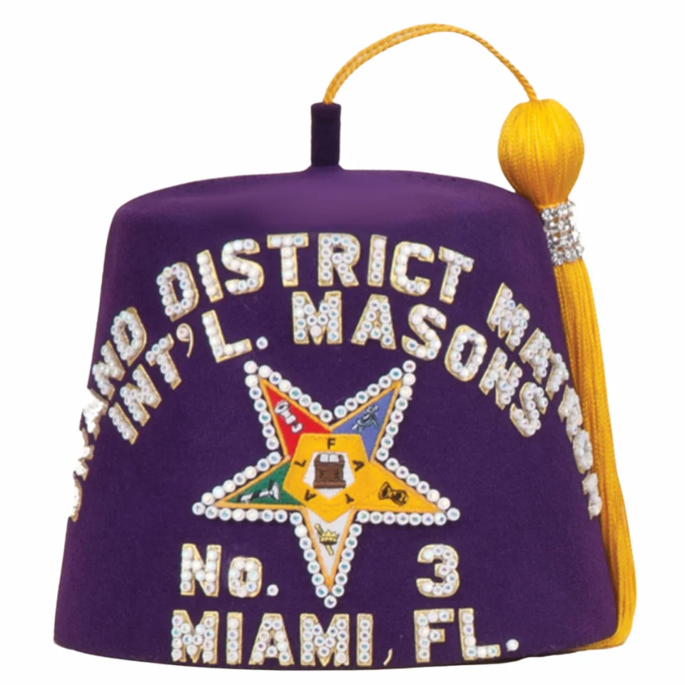 Ladies International Masons Jewel Fez