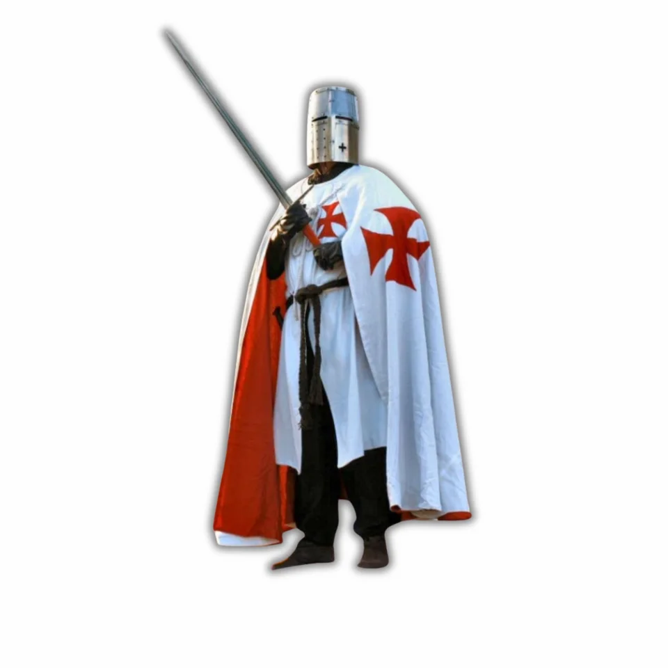 Knight Templar Cape with Tabard