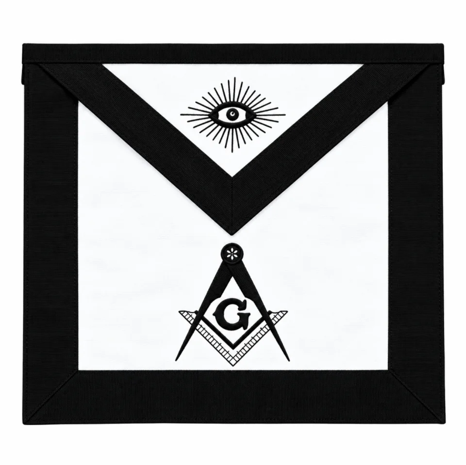 Master Mason Blue Lodge Funeral Apron