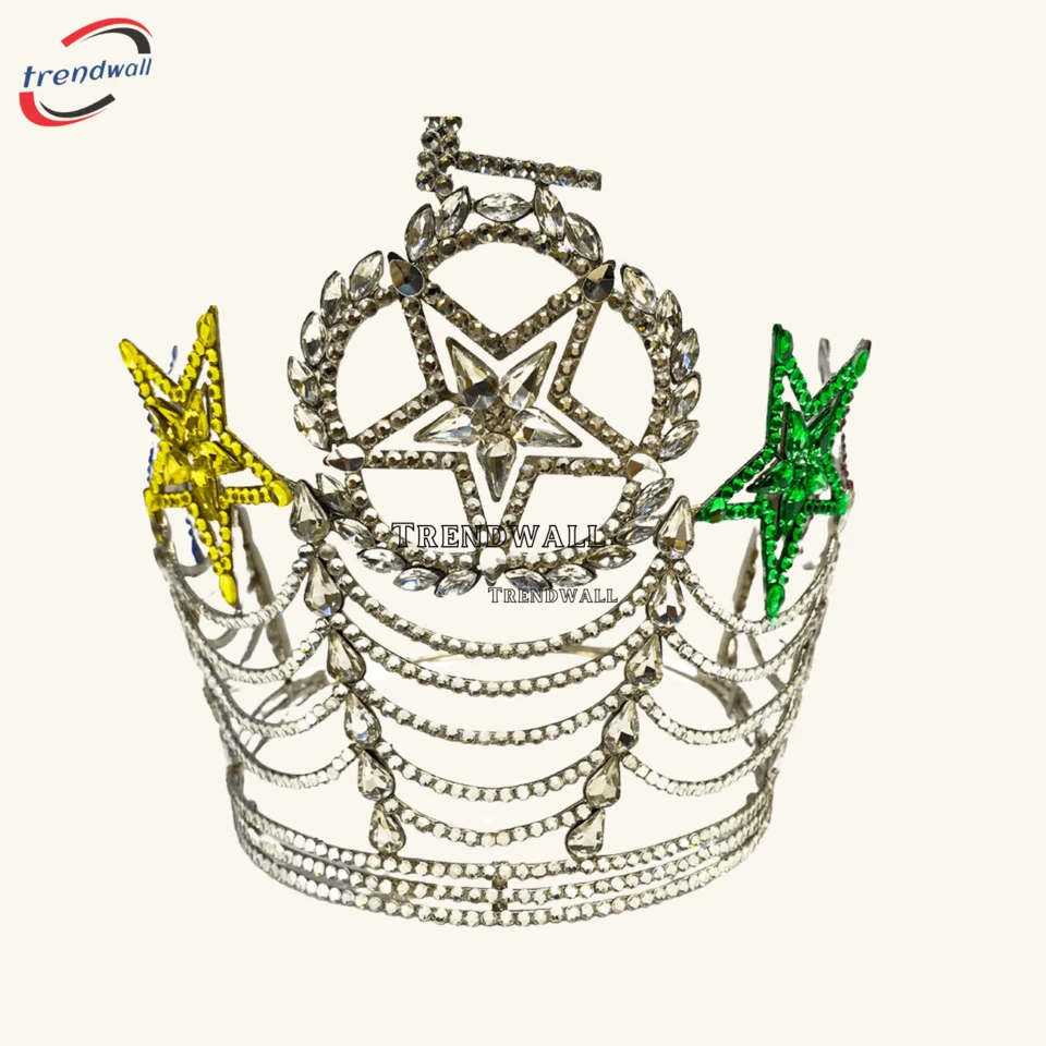 Masonic Grand Worthy Matron OES Crown Tall Style