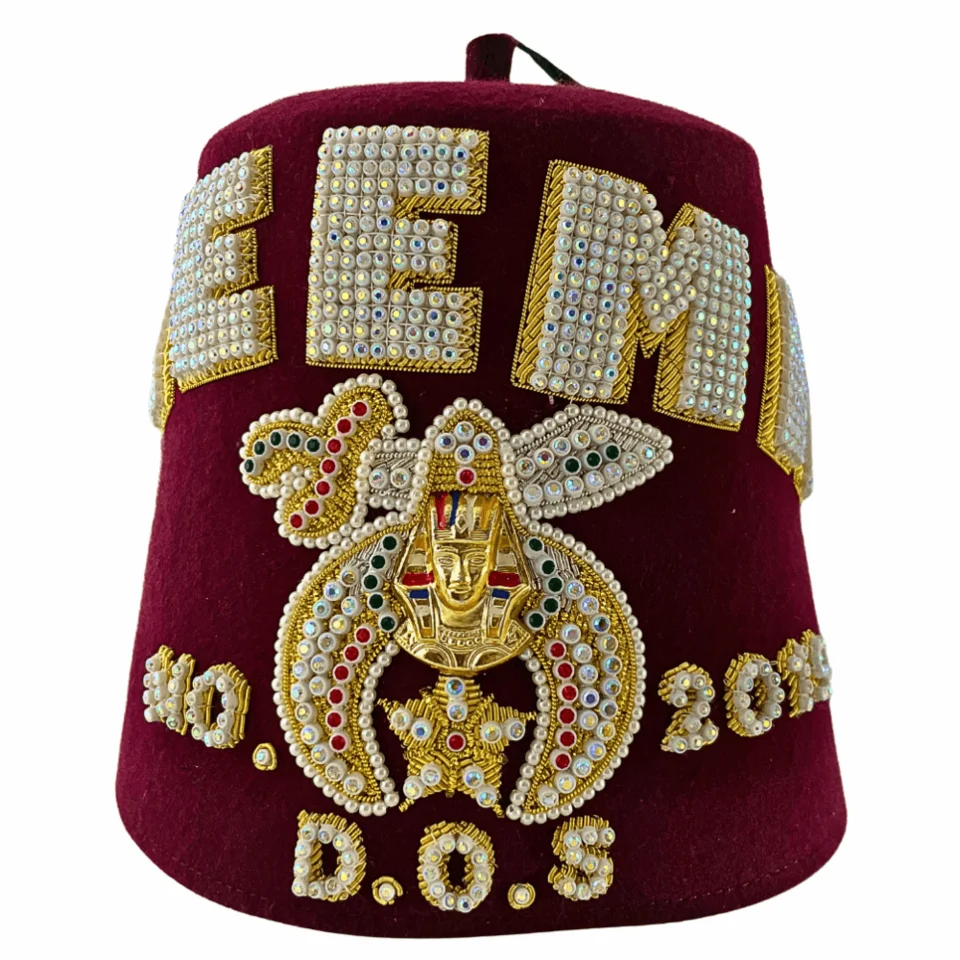 Shriners Burgundy Fez