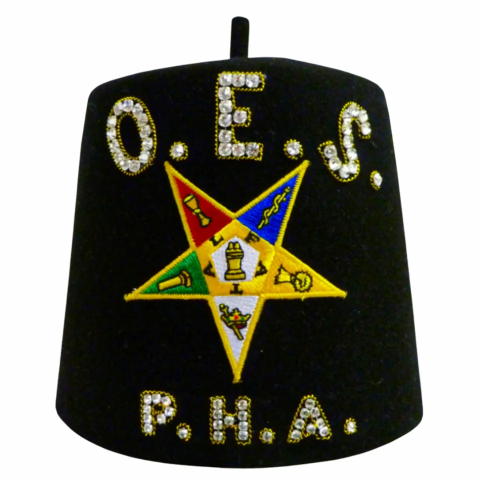 OES Black Fez Hat