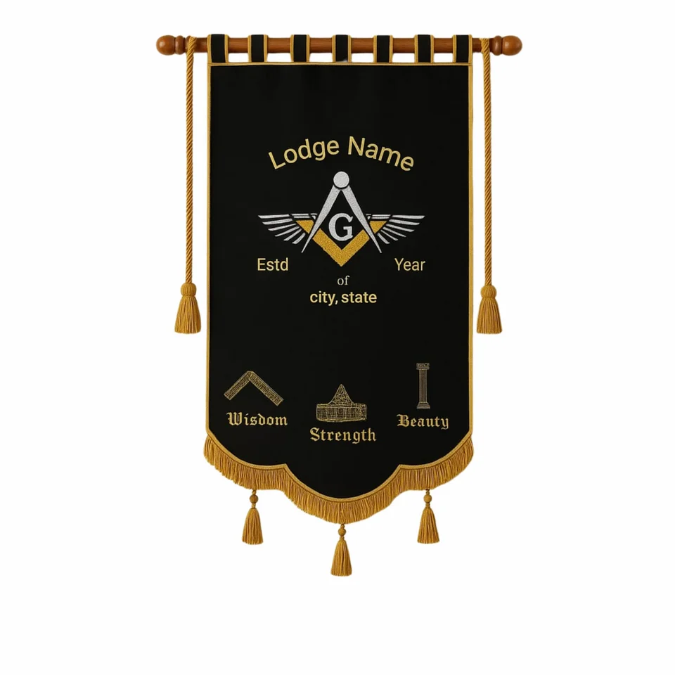 Master Mason Blue Lodge Banner