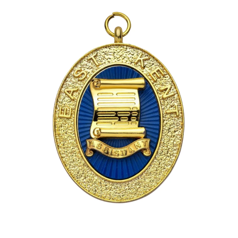 Grand Assistant Registrar Provincial Craft Collar Jewel - East Kent Gold & Blue