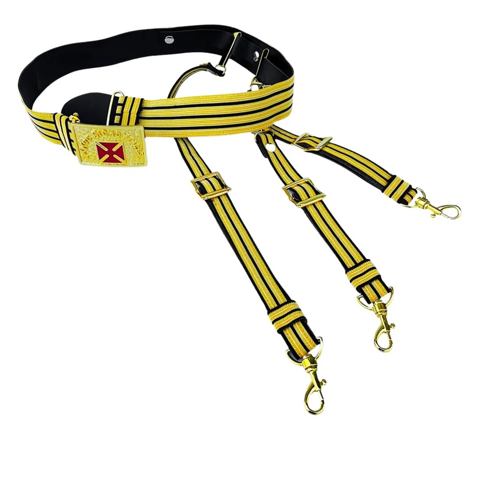 Past Grand Commander Knights Templar Sword Belt