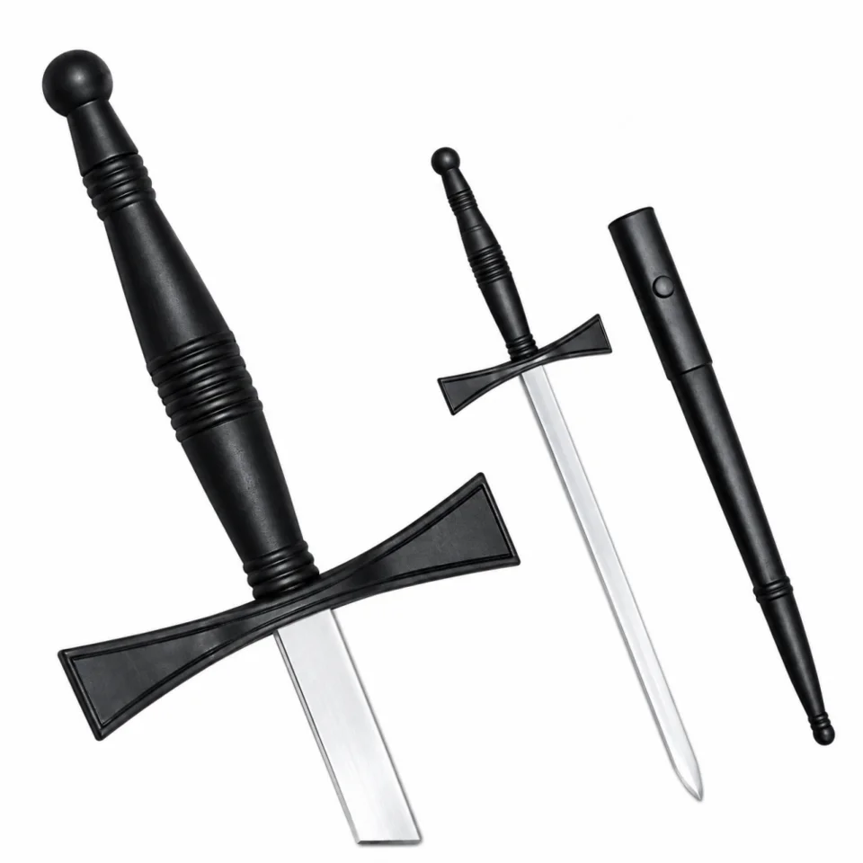 Masonic Dagger - Black Hilt with Black Scabbard