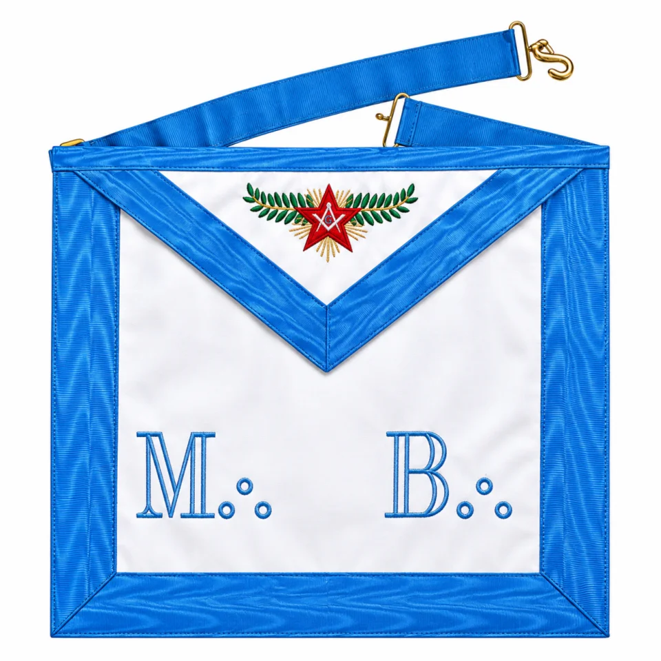 Master Mason Blue Lodge French Regulation Apron