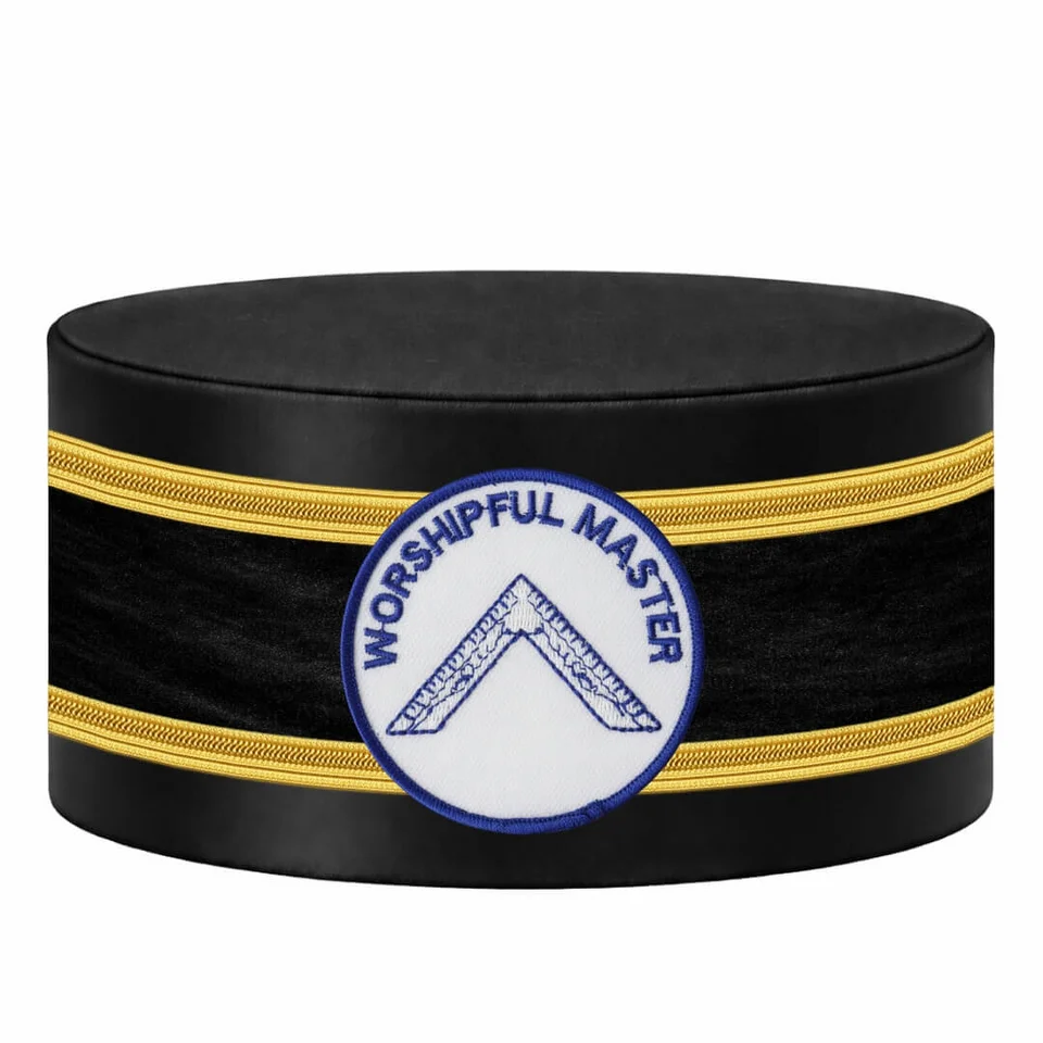 Worshipful Master Blue Lodge Crown Cap