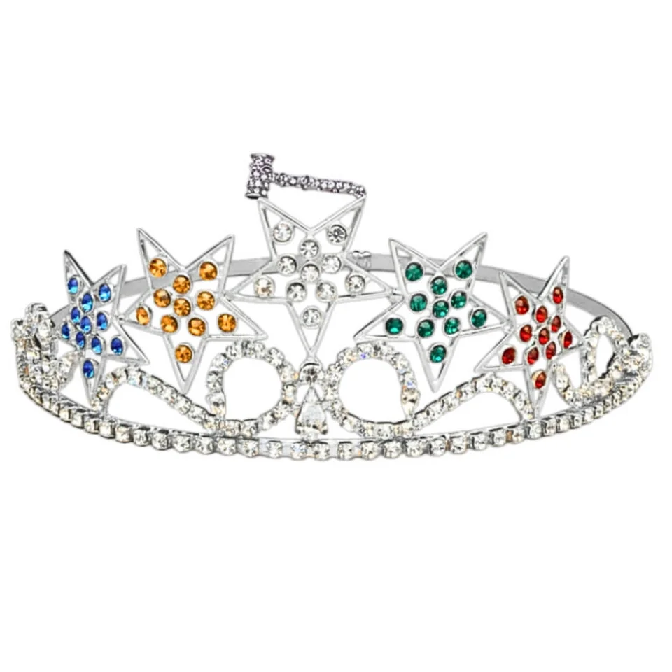 Past Matron OES 5 Star Crown With Gavel