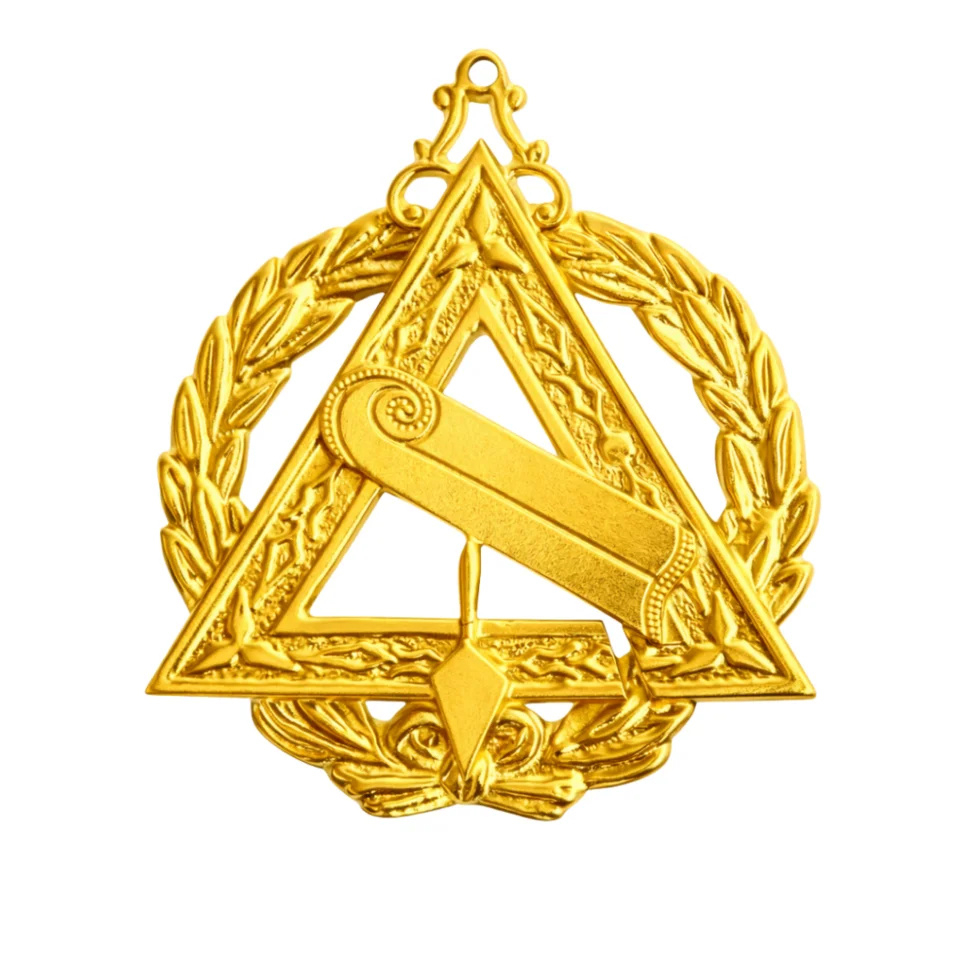Grand Marshal Royal & Select Masters Officer Collar Jewel Gold Plated