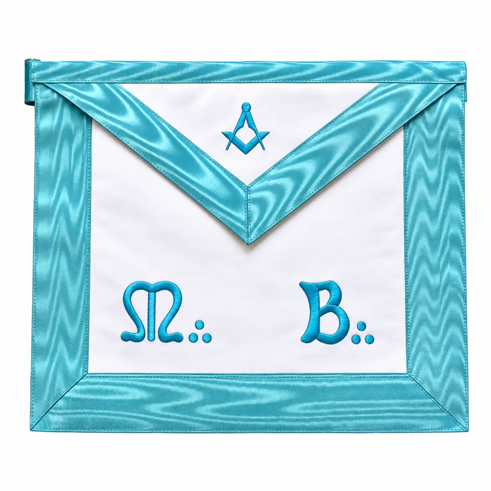 Master Mason Blue Lodge French Apron
