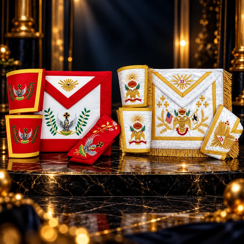 Masonic Aprons Regalia Sets