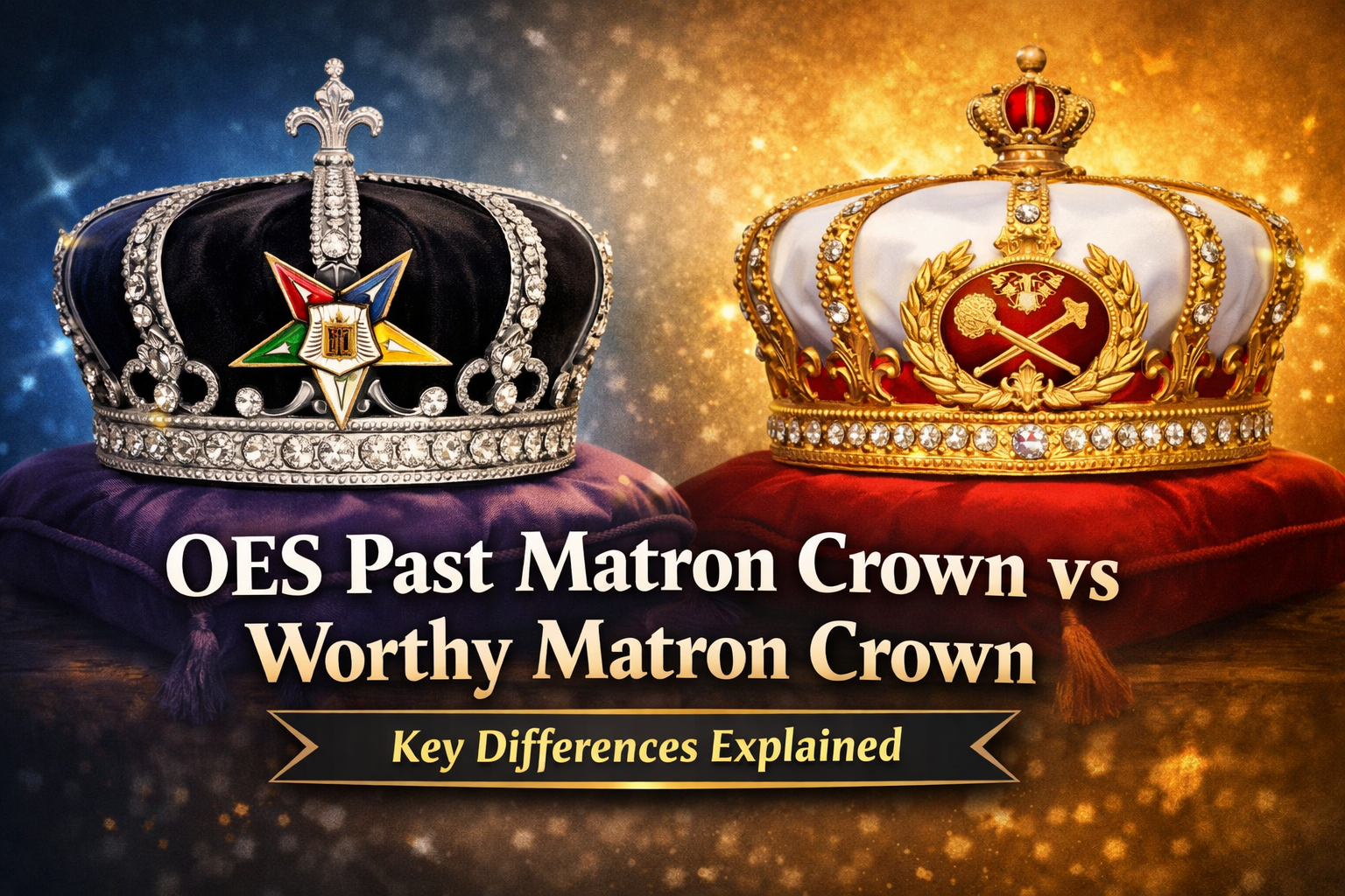 OES Past Matron Crown vs Worthy Matron Crown | Key Differences